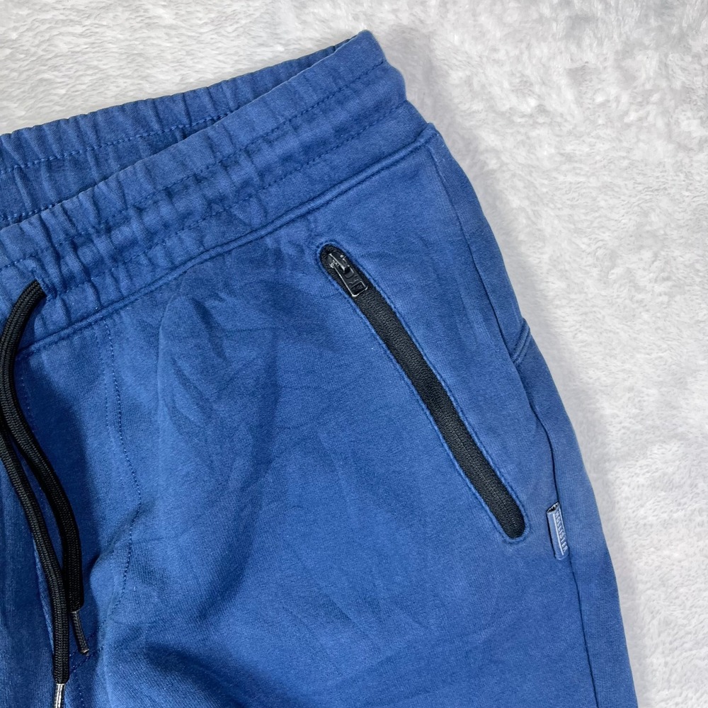 Hollister Jogger Pants Mens Small Blue Mid Rise Training Athleisure Tapered Leg - Picture 8 of 12